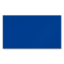 Cartão De Visitas Magnético Azul Profundo #004095, Azul Legal