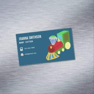 Cartão De Visitas Magnético Babysitting Day Care Babysitter