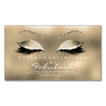 Beauon Salon Dourado Glitter Adress Makeup Glass