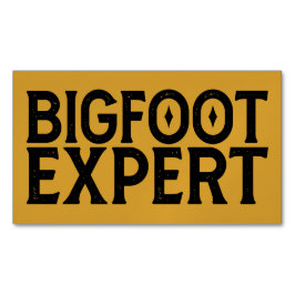 Cartão De Visitas Magnético Bigfoot Expert