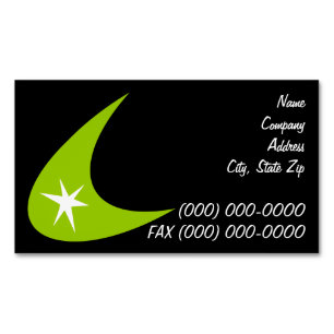 Cartão De Visitas Magnético Boomerang