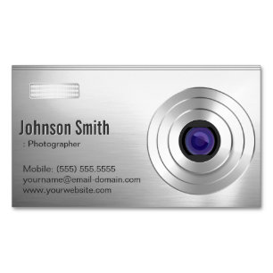 Cartão De Visitas Magnético Câmara digital legal - Fotografia