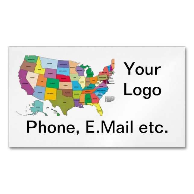 Cartão De Visitas Magnético Cartão de visita Magnet (Frente)