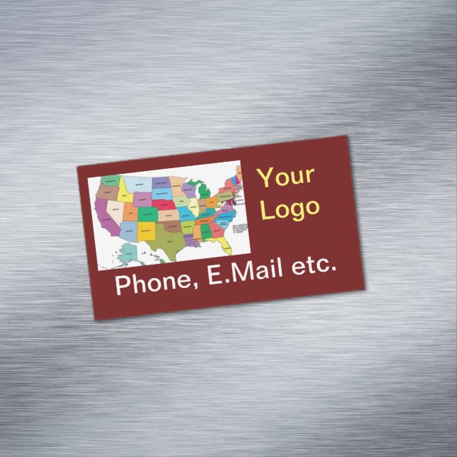 Cartão De Visitas Magnético Cartão de visita Magnet (Posição Original)