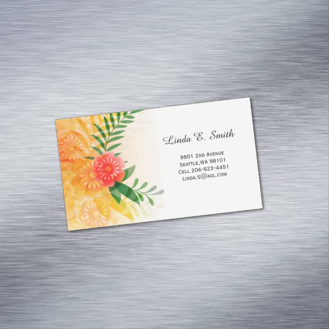 Cartão De Visitas Magnético Cartão de visita magnético (Posição Original)