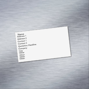 Cartão De Visitas Magnético cartão de visita magnético feito sob encomenda