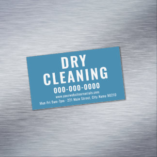 Cartão De Visitas Magnético Cartão magnético para empresas com limpeza a seco 