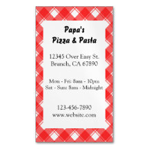 Cartão Magnético para Restaurantes Personalizados 