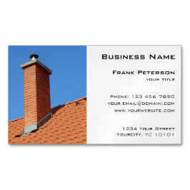 Cartão De Visitas Magnético Chaminé - construção e manutenção