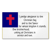 Christian Flag Pledge