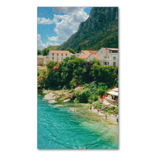 Cartão De Visitas Magnético Cidade de Mostar - Bósnia e Herzegovina