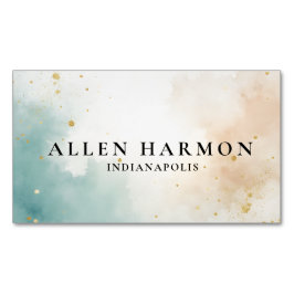 Cartão De Visitas Magnético Clean Minimal Custom Family Name | 5-Minute Edit