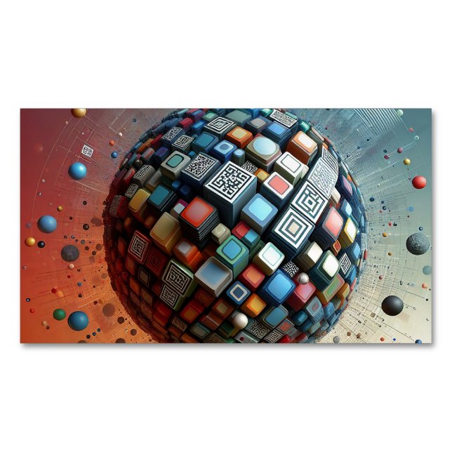 Cartão De Visitas Magnético Clique em Personalizar a alteração para seu própri (Frente)