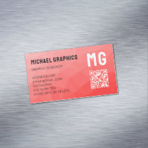 código QR com padrão de malha geométrica gradiente