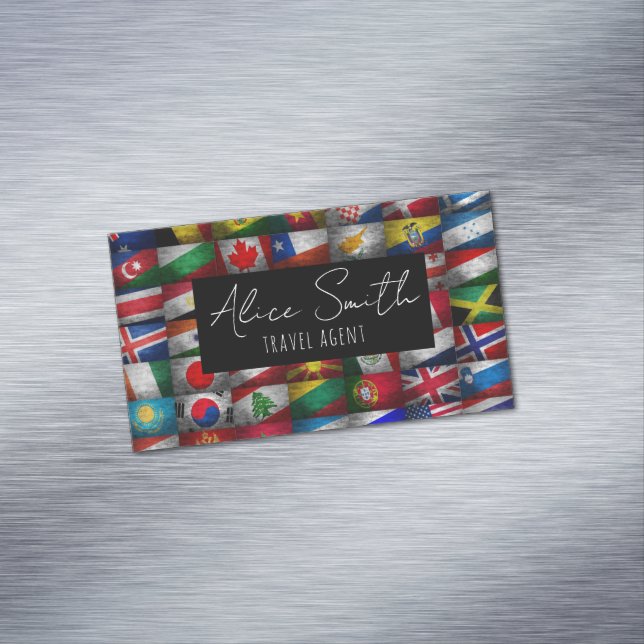 Cartão De Visitas Magnético Coleção de sinalizadores (Posição Original)