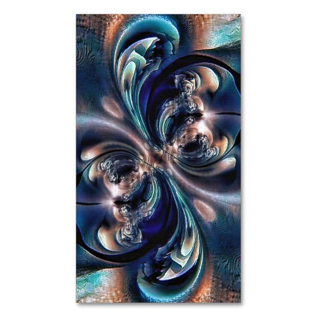 Cartão De Visitas Magnético Conceito (Frente Vertical)