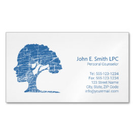 Cartão De Visitas Magnético Conselheiro Pessoal Psicólogo, Terapista