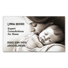 Cartão De Visitas Magnético Consultor de amamentação