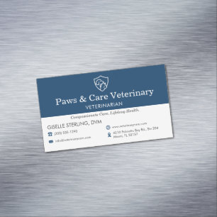 Cartão De Visitas Magnético Consultório Veterinário Pet 