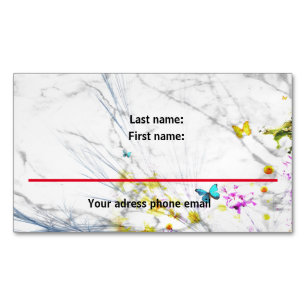 Cartão De Visitas Magnético corte e o clássico Magnet Card quatro da sua empre