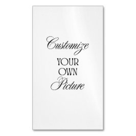 Cartão De Visitas Magnético Create Your Own Custom Business Card Magnet