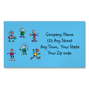 Cartão De Visitas Magnético creches, infantários, professores ou babás