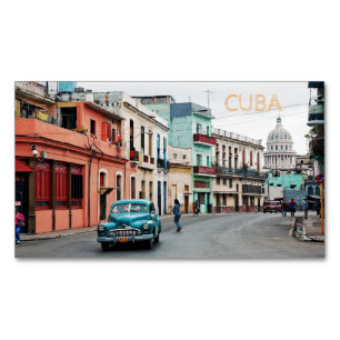 Cartão De Visitas Magnético Cuba