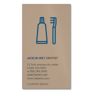 Cartão De Visitas Magnético Dentista
