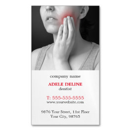 Cartão De Visitas Magnético Dentista original moderno