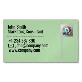 Cartão De Visitas Magnético Design de Cartão de visita profissional - Limpo e 