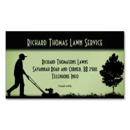 Cartão De Visitas Magnético Domínio de Serviços Lâmpadas Negócios Magnéticos