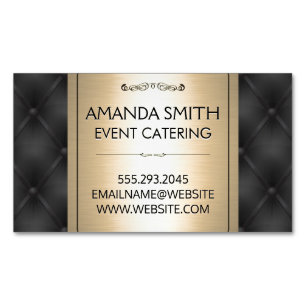 Cartão De Visitas Magnético Dourado metálico   Antecedentes De Ufolsteridade D