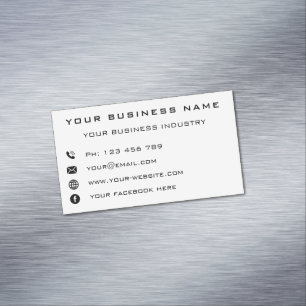 Cartão De Visitas Magnético Especial Personalizado de Promocional de Empresa