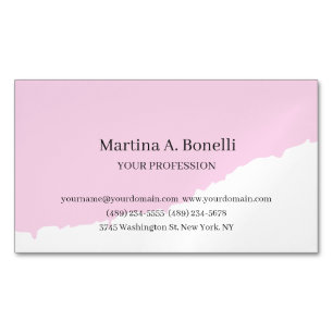 Cartão De Visitas Magnético Especial simples e elegante profissional único