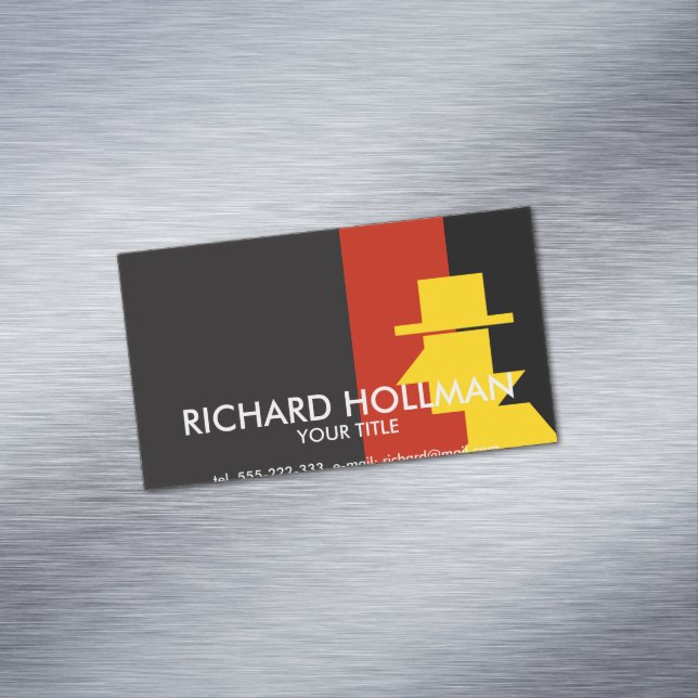 Cartão De Visitas Magnético Espião (Posição Original)