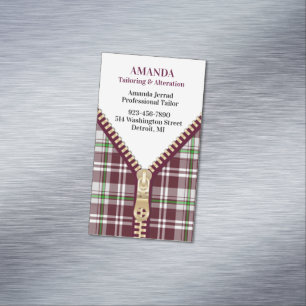 Cartão De Visitas Magnético Fashion Tailoring