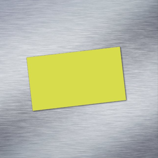 Cartão De Visitas Magnético Flat Yellow Background Texture  (Posição Original)