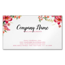 Flores Rosa E Vermelho