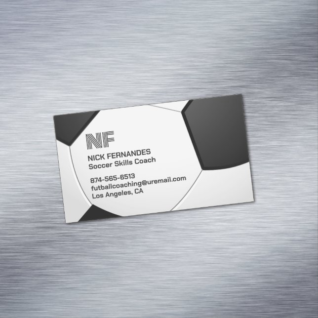 Cartão De Visitas Magnético Futebol Futball (Posição Original)