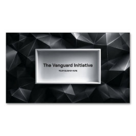 Cartão De Visitas Magnético Geométrico 3D Baixa da Poli