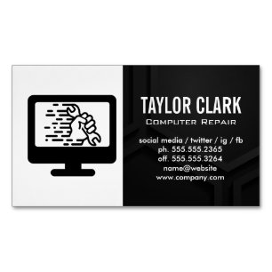 Cartão De Visitas Magnético Hardware do computador  Chave em Mão