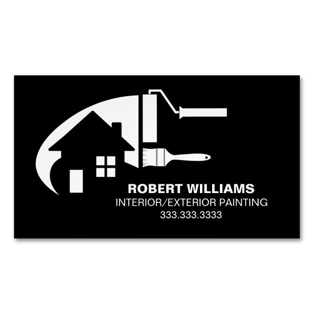 Cartão De Visitas Magnético House Painter Professional (Frente)