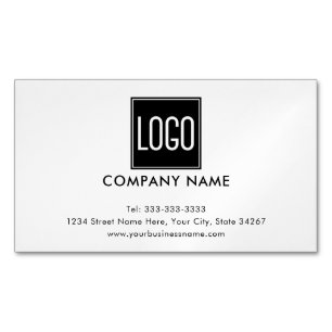 Cartão De Visitas Magnético Ímã de Geladeira de Negócios Magnético – Logotipo 