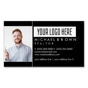 Cartão De Visitas Magnético Imagem do Imobiliário