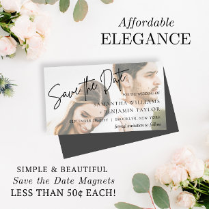 Cartão De Visitas Magnético Ímãs de orçamento de 25 Economize a Data Barganha