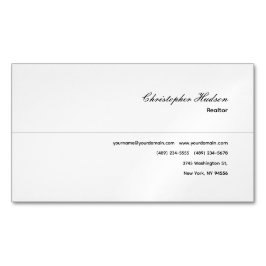 Cartão De Visitas Magnético Imobiliário Simples Profissional