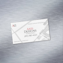 Impressão azul minimalista do arquiteto