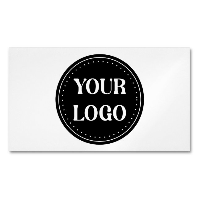 Cartão De Visitas Magnético Inteligente, contemporâneo, polido e personalizáve (Frente)