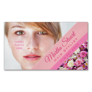 Cartão De Visitas Magnético Jardim Francês -