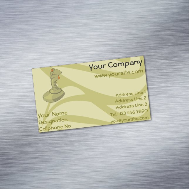 Cartão De Visitas Magnético Joystick (Posição Original)